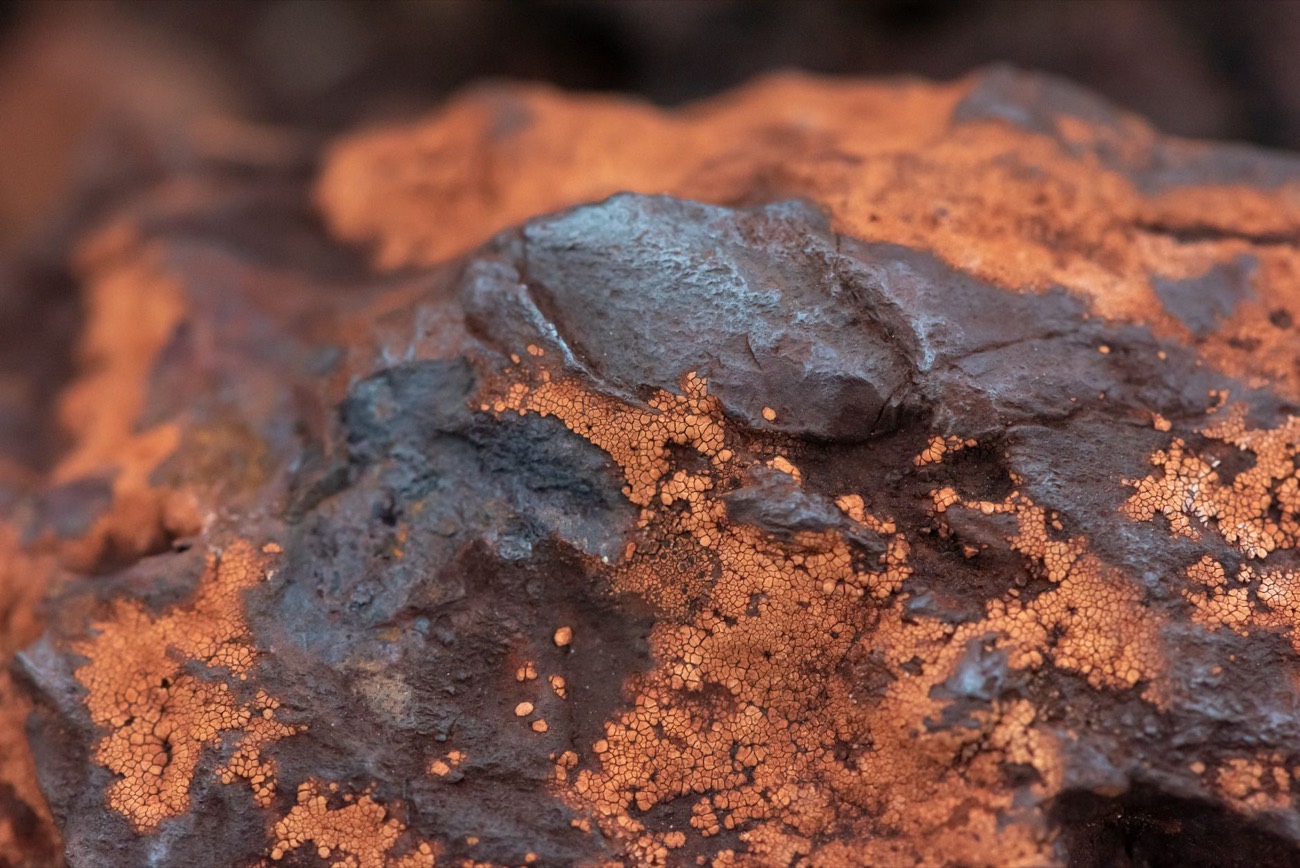 Close-up of mineral ore